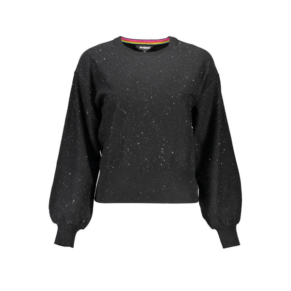 Black Polyester Sweater Desigual