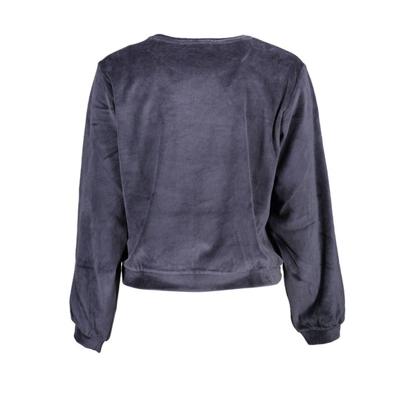 Blue Cotton Sweater Desigual
