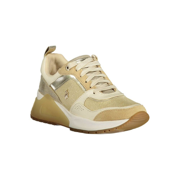 Gold Polyester Sneaker U.S. POLO ASSN.