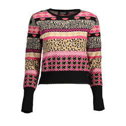 Black Polyester Sweater Desigual