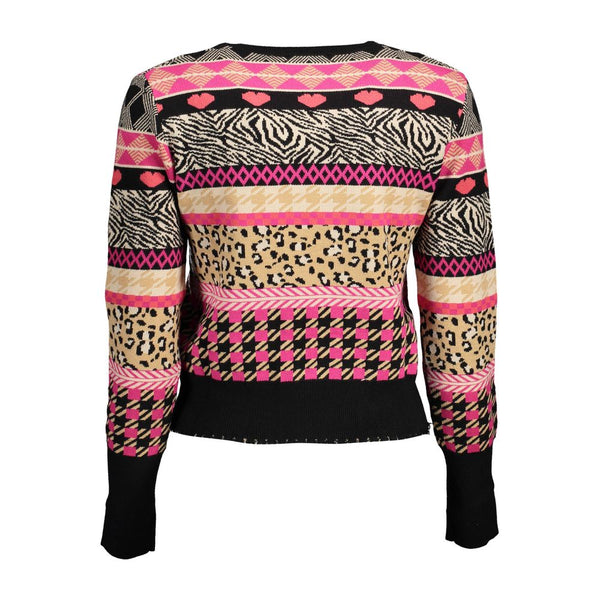 Black Polyester Sweater Desigual