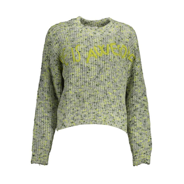 Green Polyester Sweater Desigual