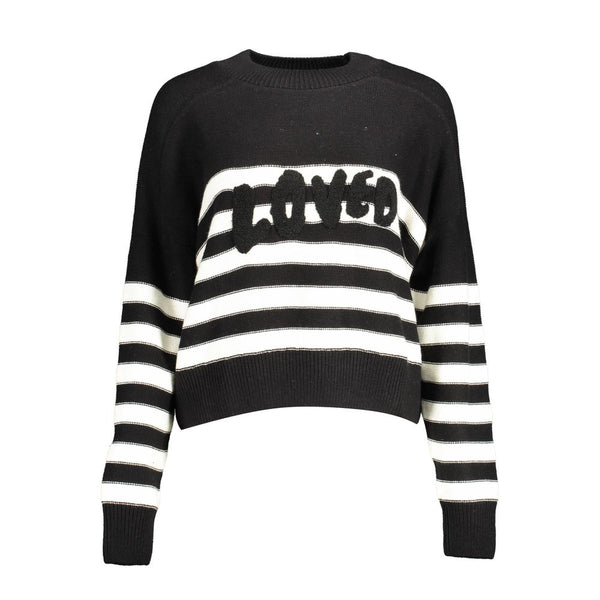 Black Cotton Sweater Desigual
