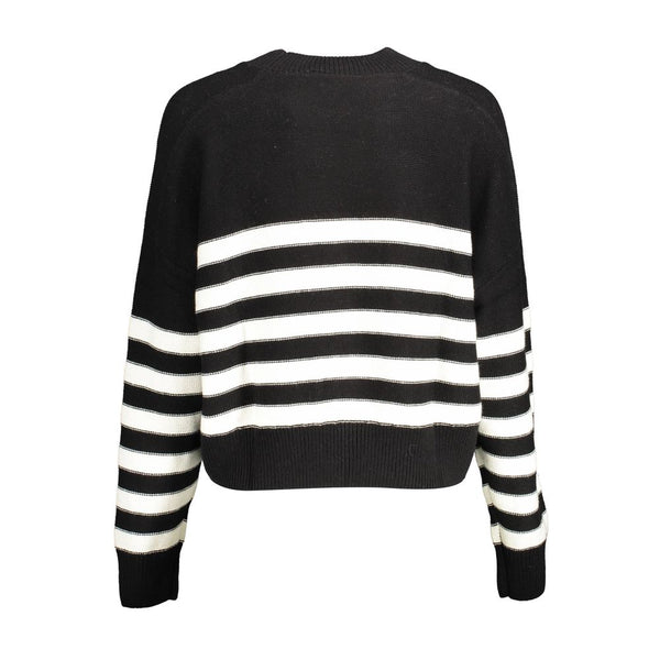 Black Cotton Sweater Desigual
