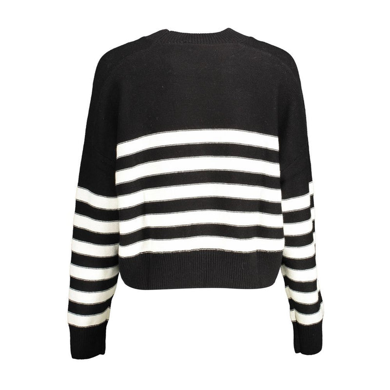 Black Cotton Sweater Desigual