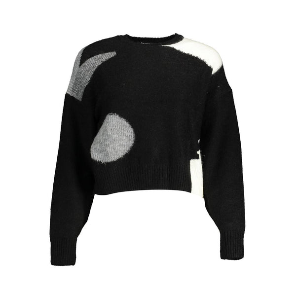 Black Polyester Sweater Desigual