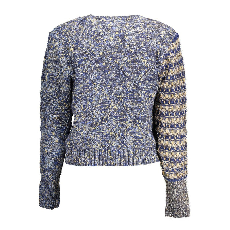 Blue Polyester Sweater Desigual