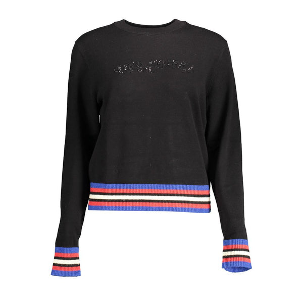Black Polyester Sweater Desigual