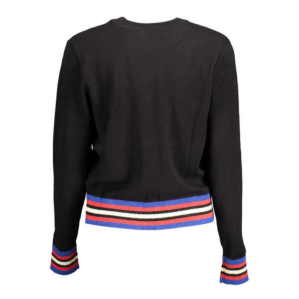Black Polyester Sweater Desigual