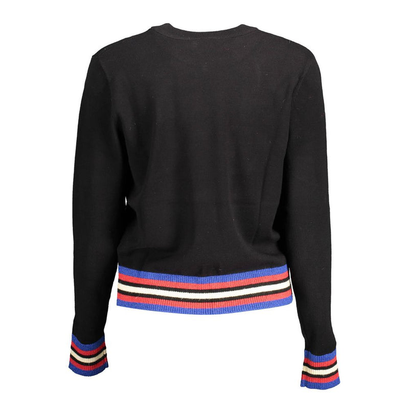Black Polyester Sweater Desigual
