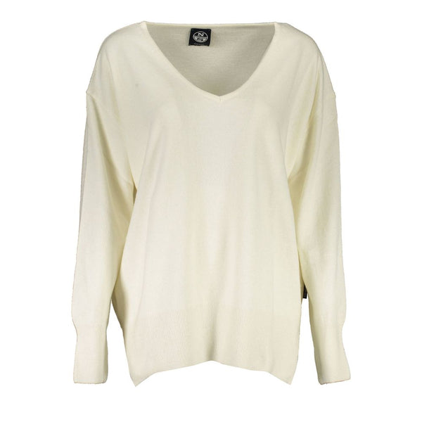 White Wool Sweater North Sails