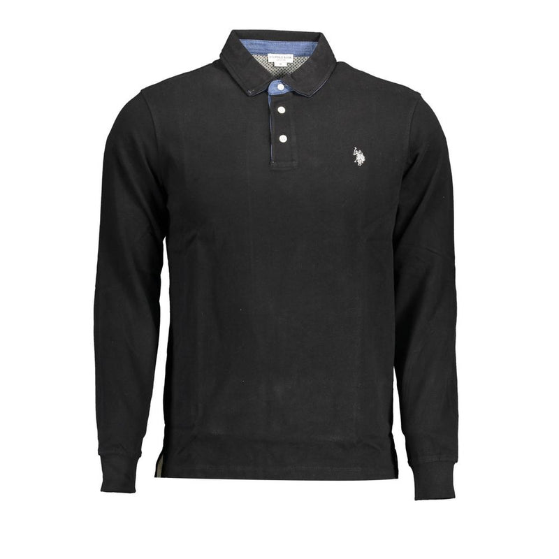 Black Cotton Polo Shirt U.S. POLO ASSN.