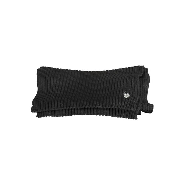 Black Wool Scarf U.S. POLO ASSN.