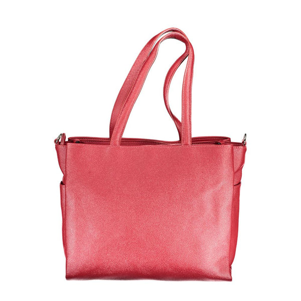 Red Polyethylene Handbag BYBLOS