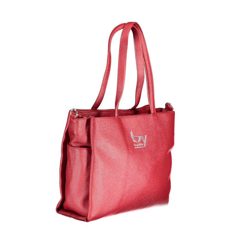 Red Polyethylene Handbag BYBLOS