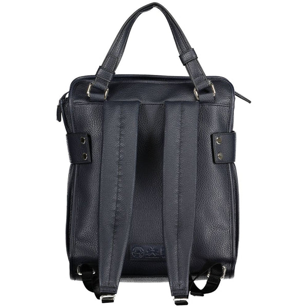 Blue Polyethylene Backpack La Martina