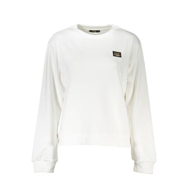 White Cotton Sweater Cavalli Class
