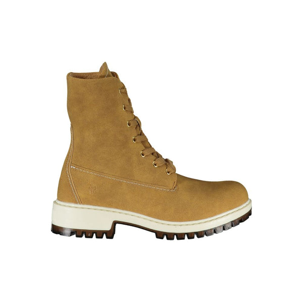 Brown Polyester Boot U.S. POLO ASSN.