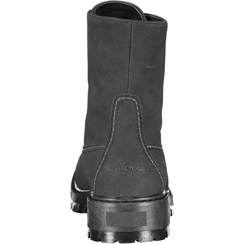 Black Polyester Boot U.S. POLO ASSN.
