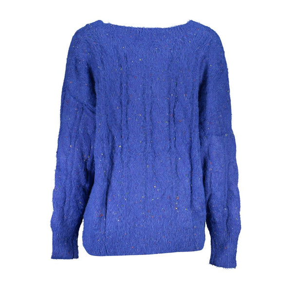 Blue Polyester Sweater Desigual