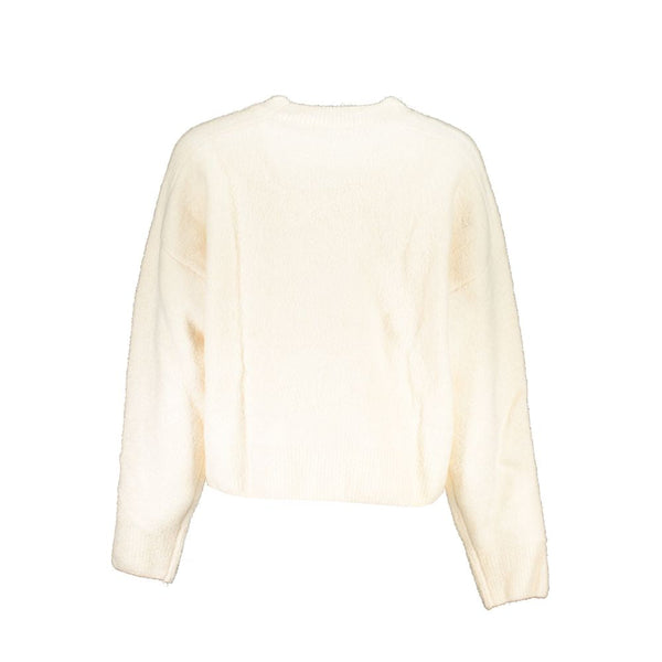 White Fabric Sweater Desigual