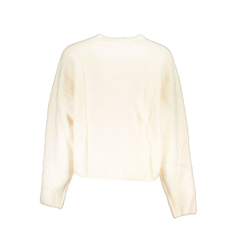 White Fabric Sweater Desigual