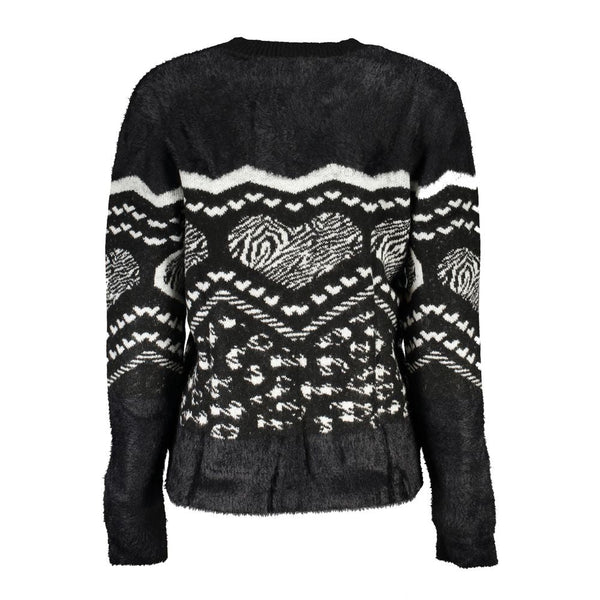 Black Polyester Sweater Desigual