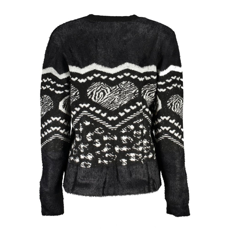 Black Polyester Sweater Desigual