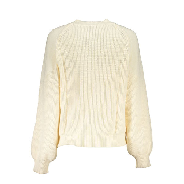 White Fabric Sweater Desigual
