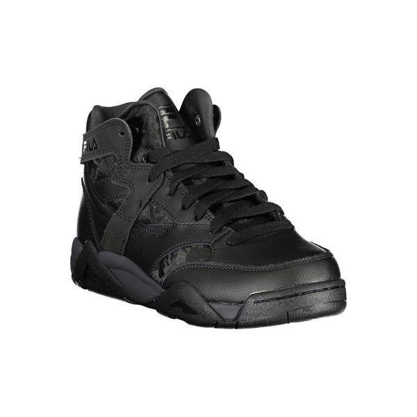 Black Polyester Sneaker Fila
