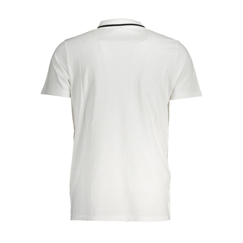 White Cotton Polo Shirt Fila