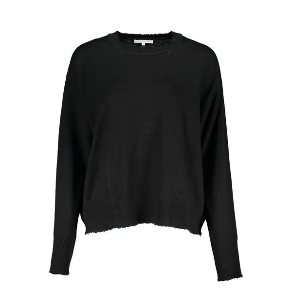 Black Fabric Sweater Patrizia Pepe