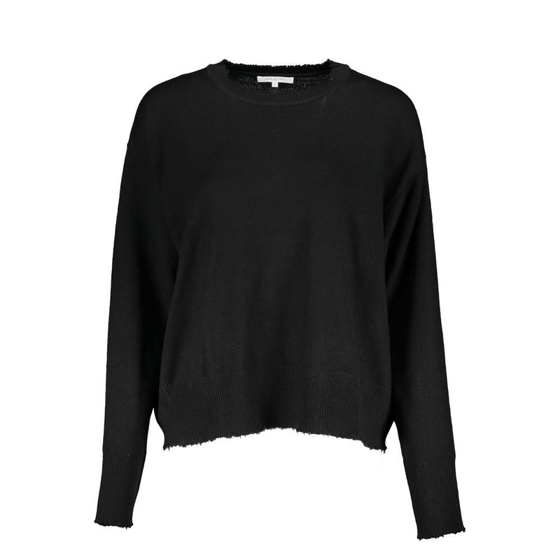 Black Fabric Sweater Patrizia Pepe