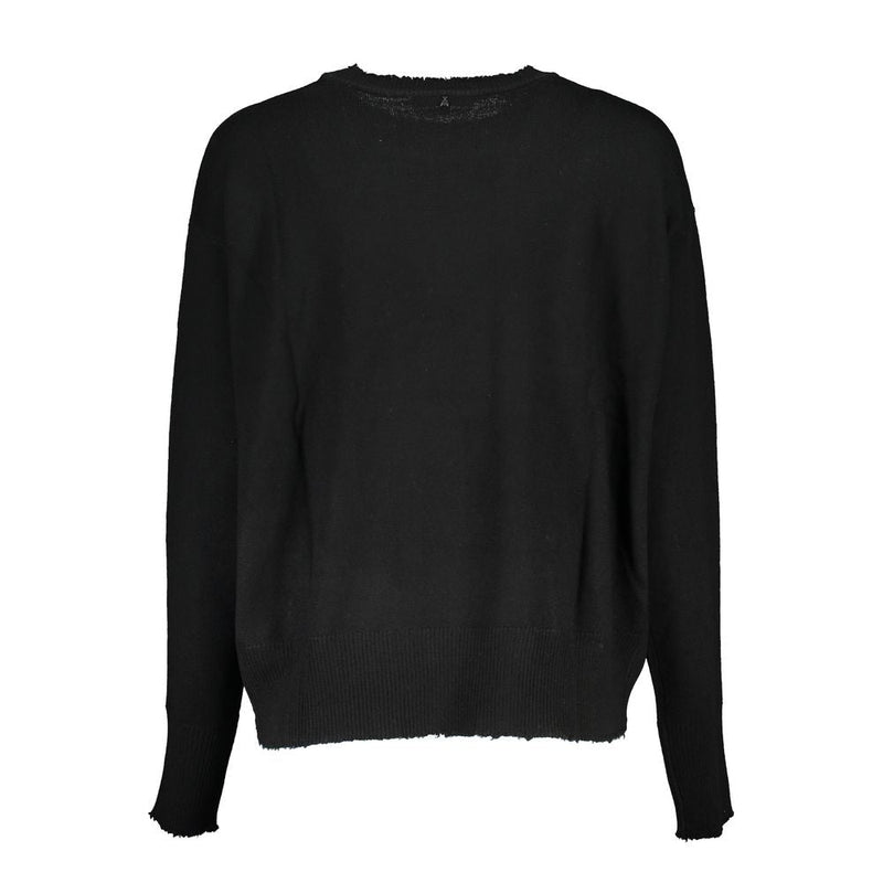 Black Fabric Sweater Patrizia Pepe