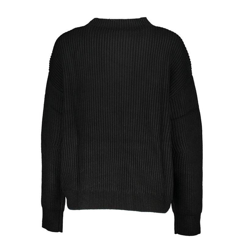 Black Fabric Sweater Patrizia Pepe