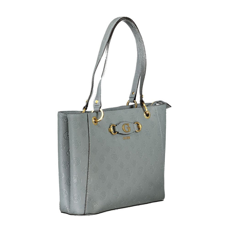Blue Polyethylene Handbag Guess Jeans