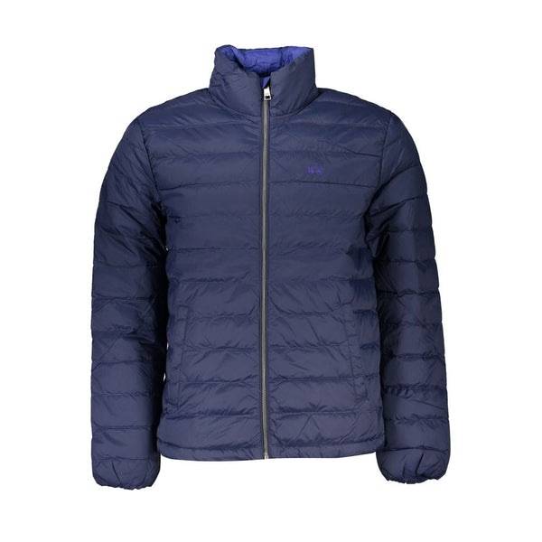 Blue Polyamide Jacket La Martina