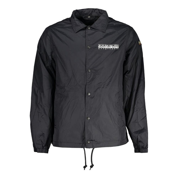 Black Polyester Jacket Napapijri