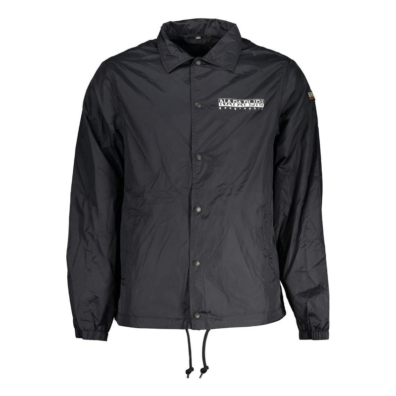 Black Polyester Jacket Napapijri