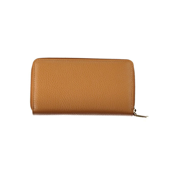 Brown Leather Wallet Coccinelle