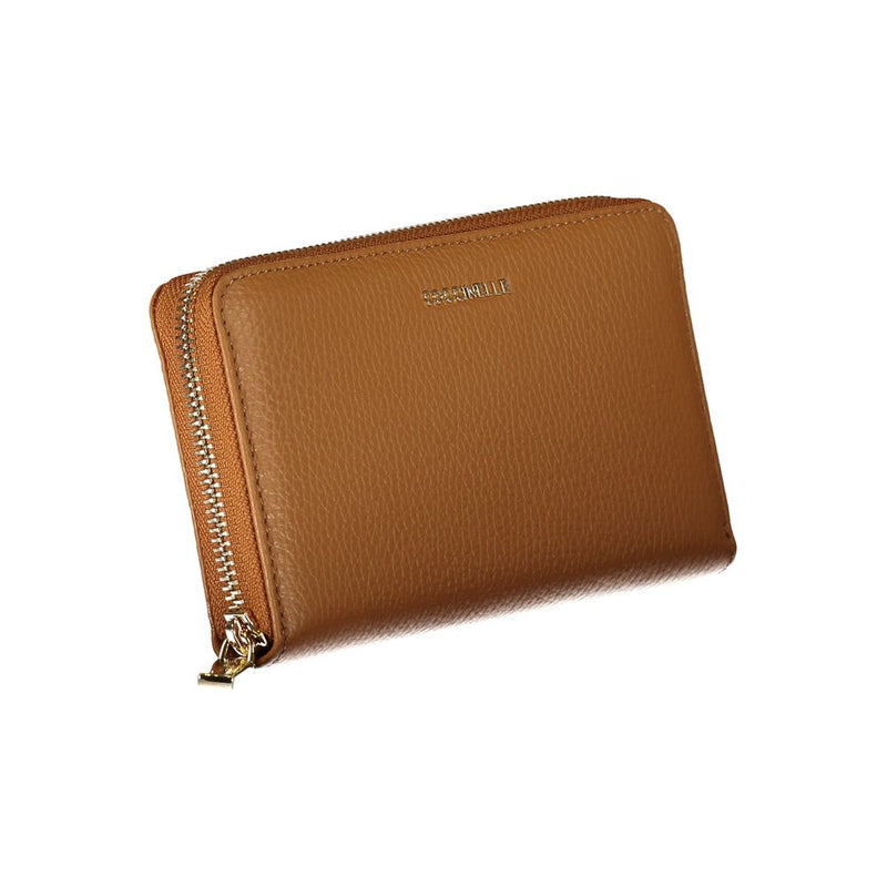 Brown Leather Wallet Coccinelle