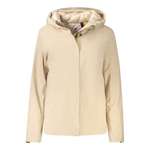 Beige Polyester Jackets & Coat K-WAY