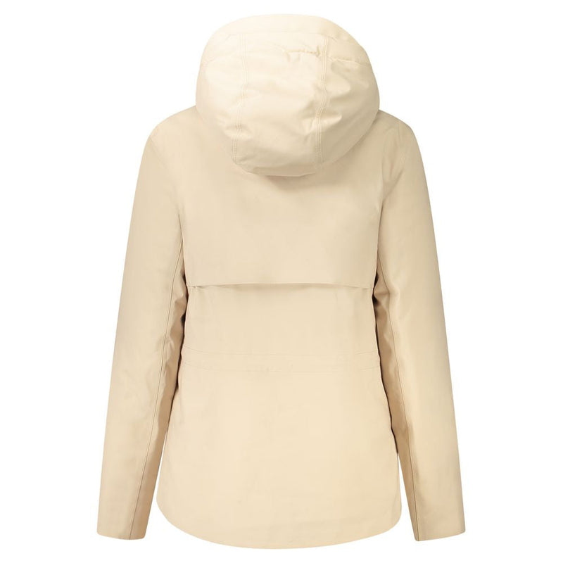 Beige Polyester Jackets & Coat K-WAY
