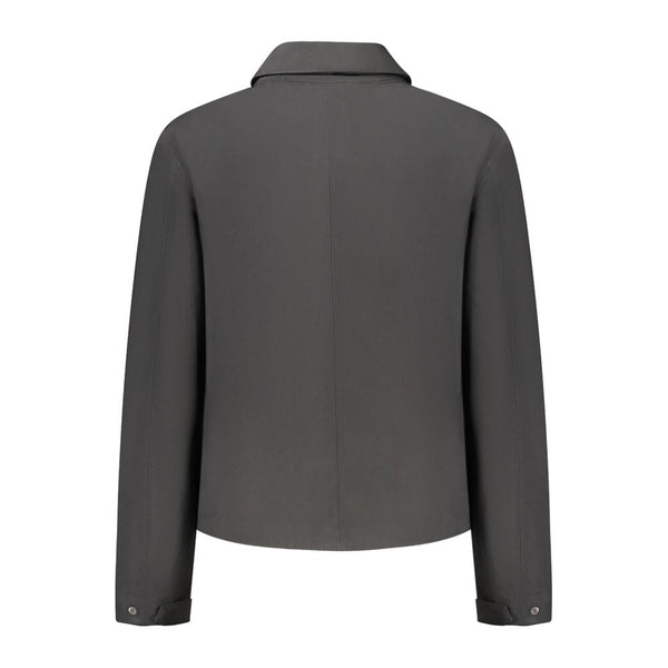 Black Polyester Jackets & Coat K-WAY