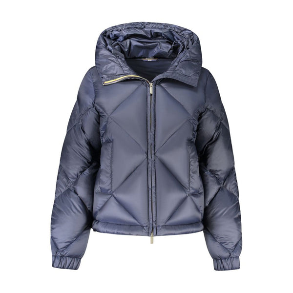 Blue Polyester Jackets & Coat K-WAY