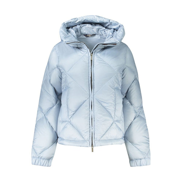 Blue Polyester Jackets & Coat K-WAY