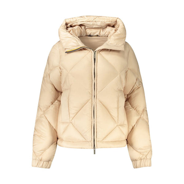 Beige Polyester Jackets & Coat K-WAY