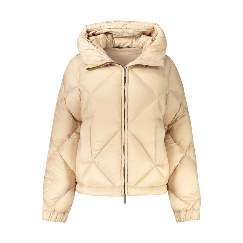 Beige Polyester Jackets & Coat K-WAY