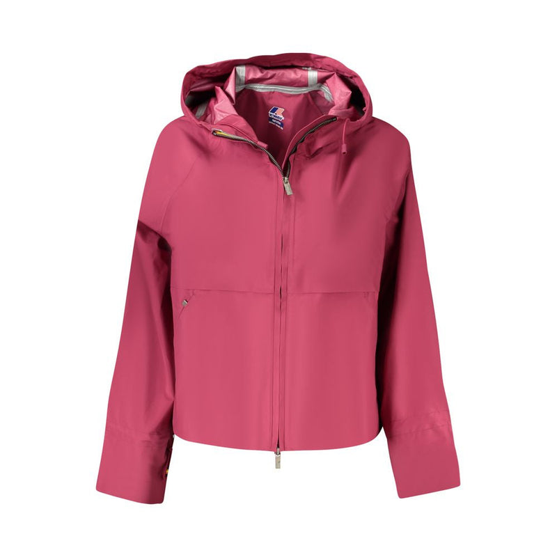 Purple Polyester Jackets & Coat K-WAY