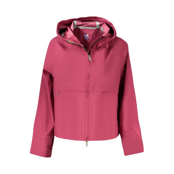 Purple Polyester Jackets & Coat K-WAY